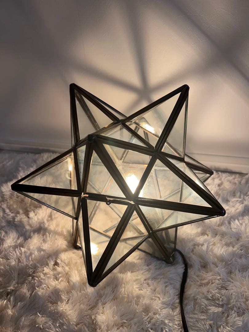 星型ガラスランプ