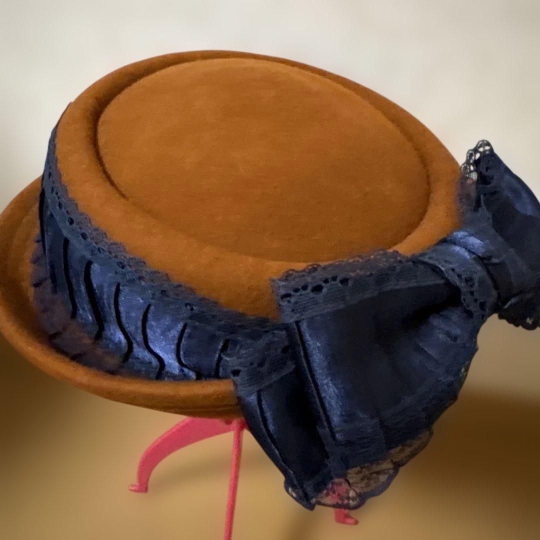 シュエット　ハット　茶