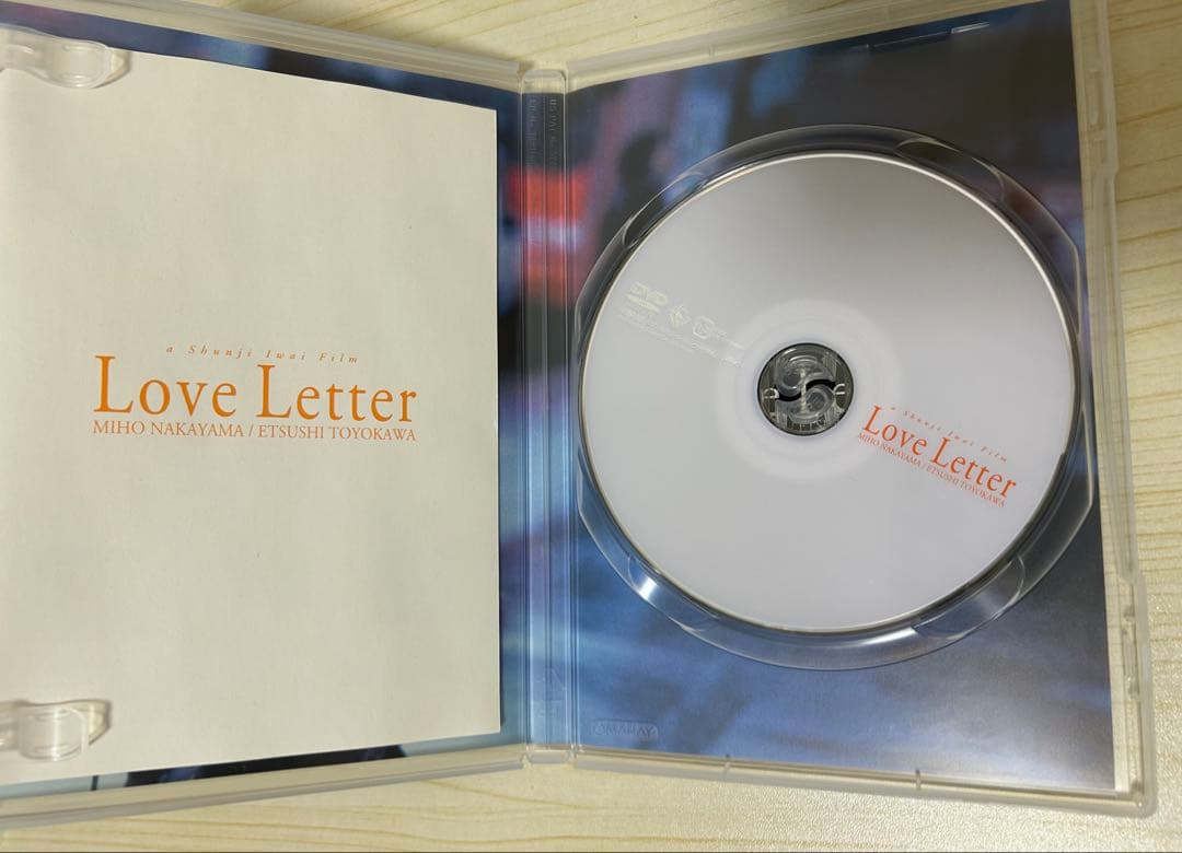【希少】岩井俊二　Love Letter ラブレター直筆サイン入りDVD