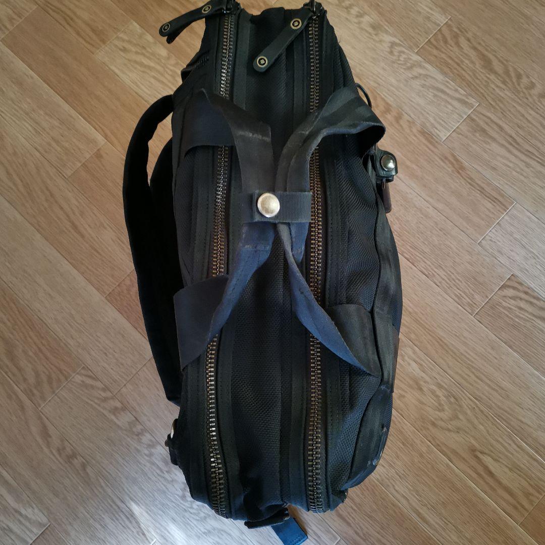 2層式　ポーター　ヒート　ブラックビジネスバッグ