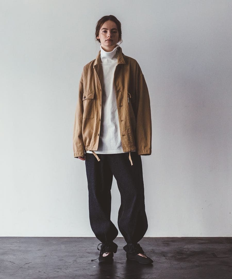 295 confect upcyclelino チノフィールドジャケット