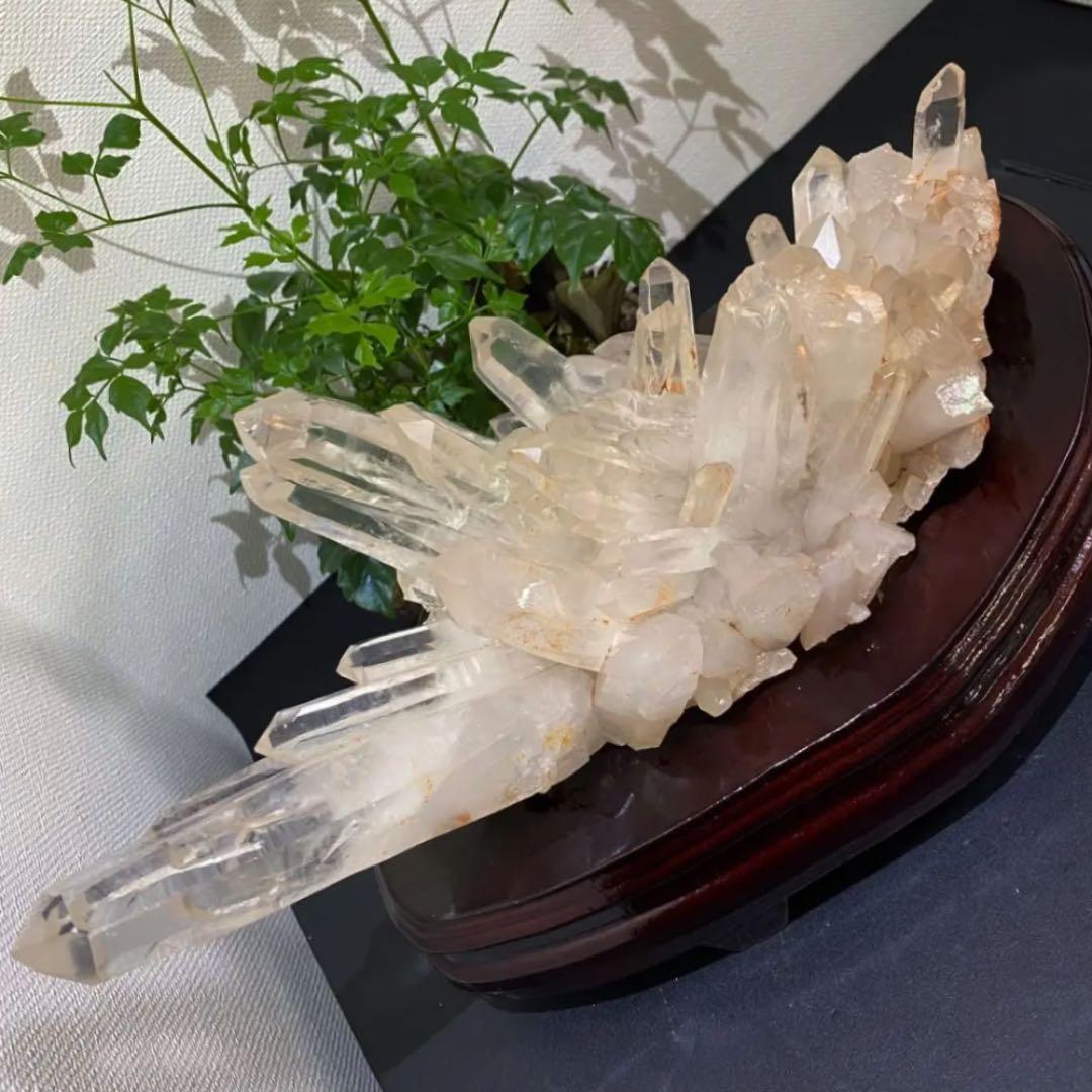 絶品❗️高透明度☆超強いパワー☆マニカラン産ヒマラヤ水晶クラスター☆原石A417