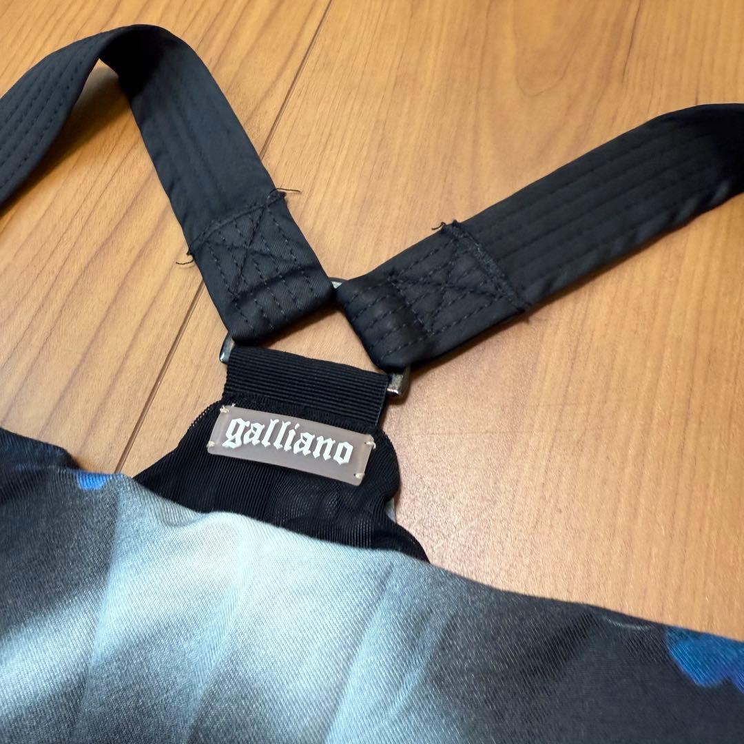 ガリアーノ　galliano キャミソール　ワンピース　プリント　2011