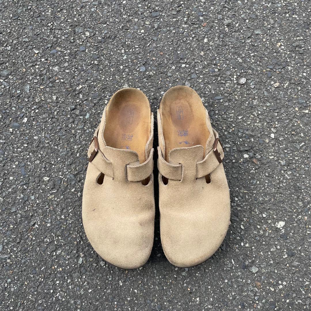 【人気カラー】 美品！ビルケンシュトック　ボストン　トープ　ベージュ　希少　38