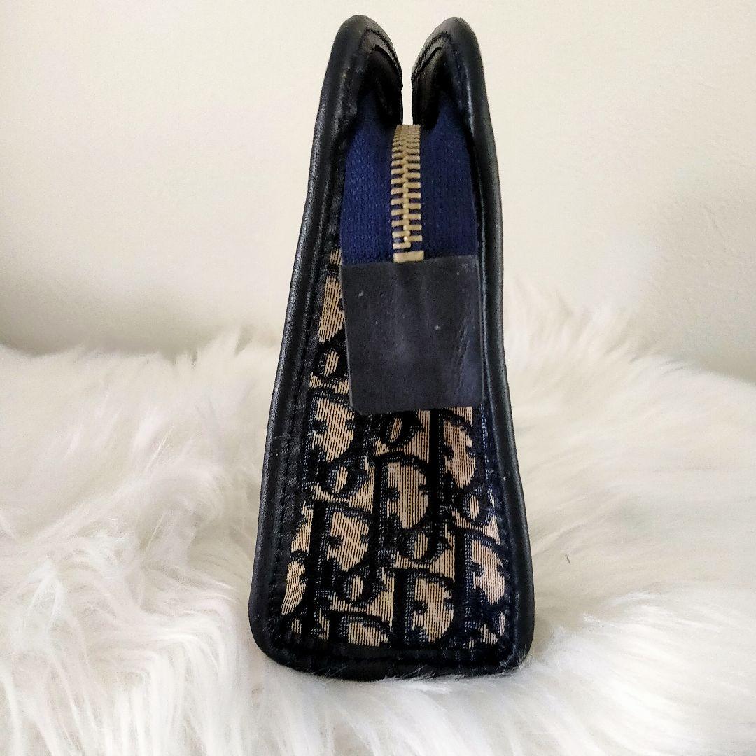 Dior ロゴ クラッチバッグ トロッター ディオール キャンバス レザー