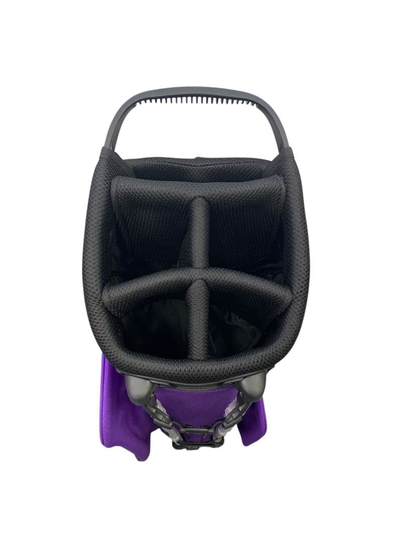 【開封済・未使用】BACK SPIN! スタンドキャディバッグ パープル ゴルフ