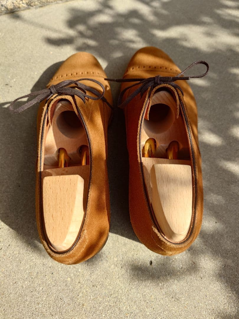 IRON DRESS アイアンドレス　6D スェードパンチドキャップトゥ