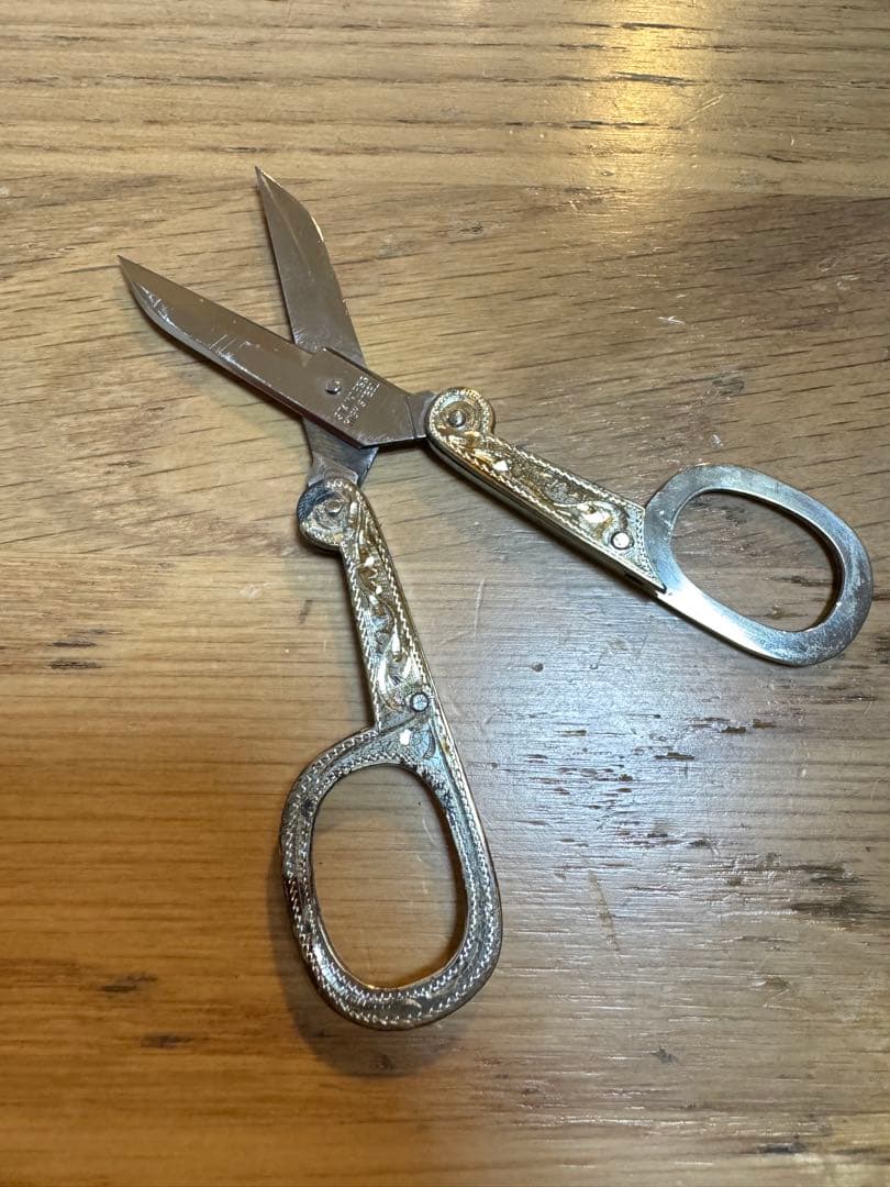 未使用保管品 銀製ペーパーナイフ ハサミセット シルバー silver 925