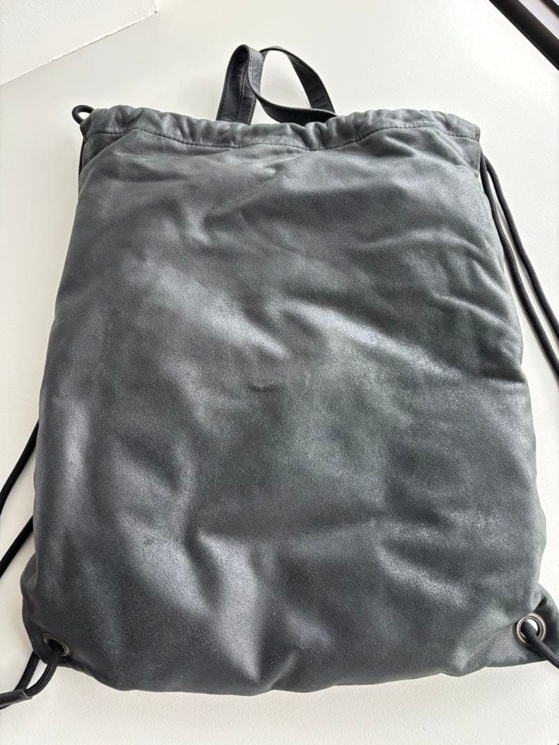 MAISON MARGIELAキルティング ドローストリングバッグ