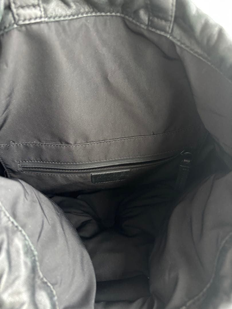 MAISON MARGIELAキルティング ドローストリングバッグ