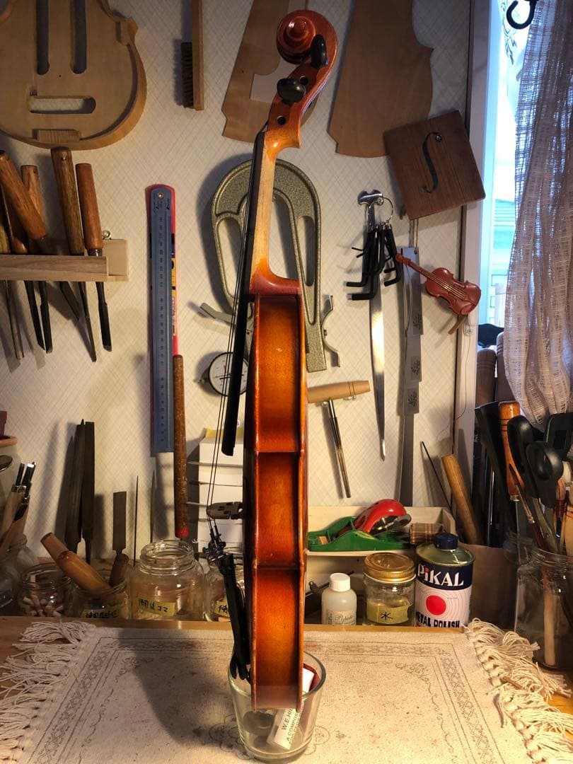 【駒&魂柱調整済】Suzuki分数バイオリンNo280 1/4 1991