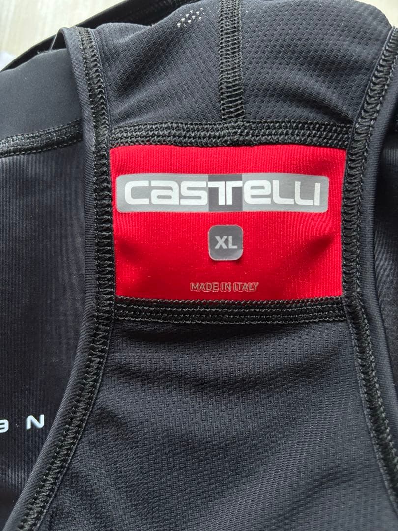 Castelli XLビブ試着のみ新品COMPETIZIONE BIBSHORT