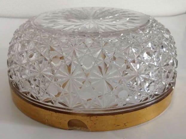 ギヤマン切子　金彩