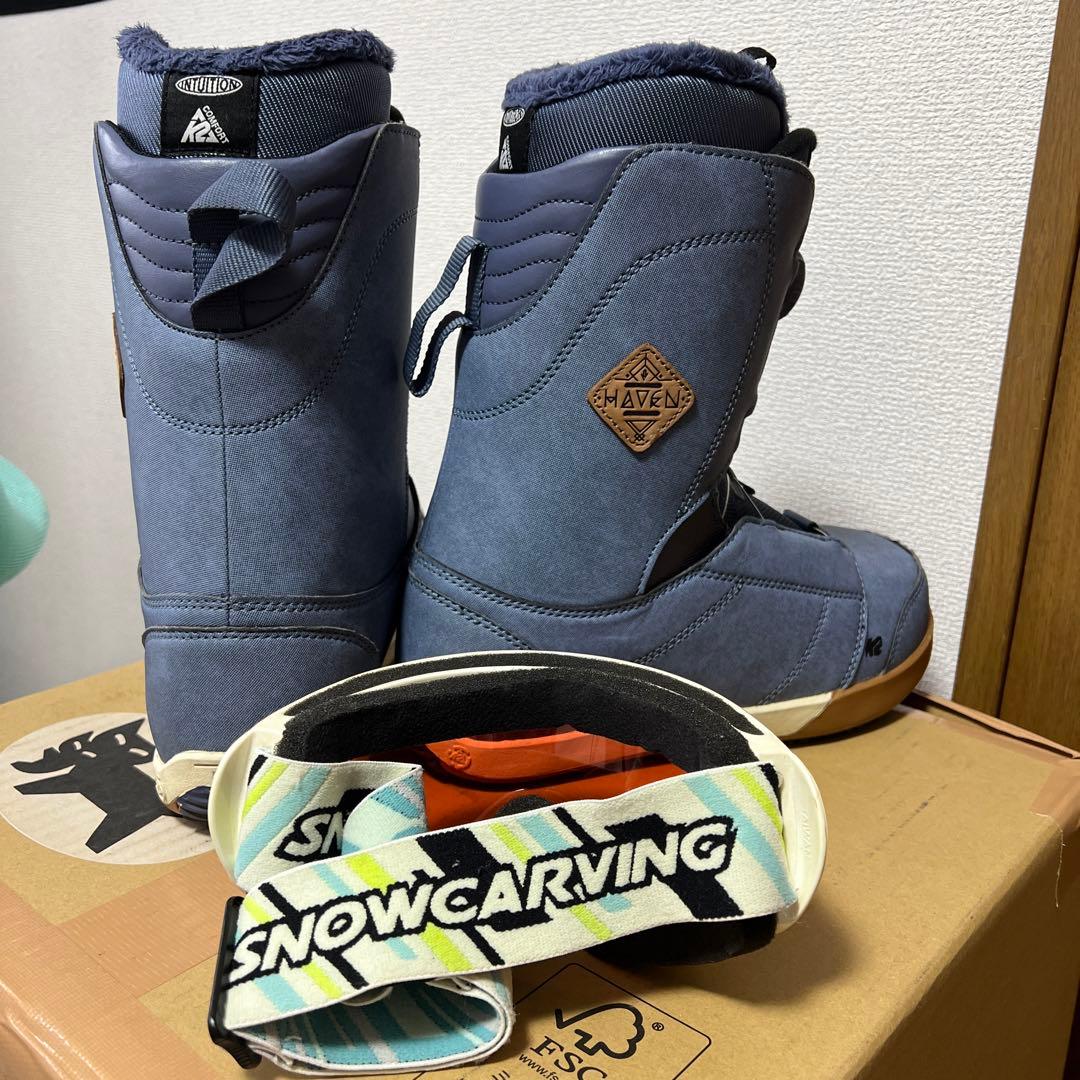 とあ^_^ K2 HAVEN スノーボードブーツ/ゴーグル付き セット