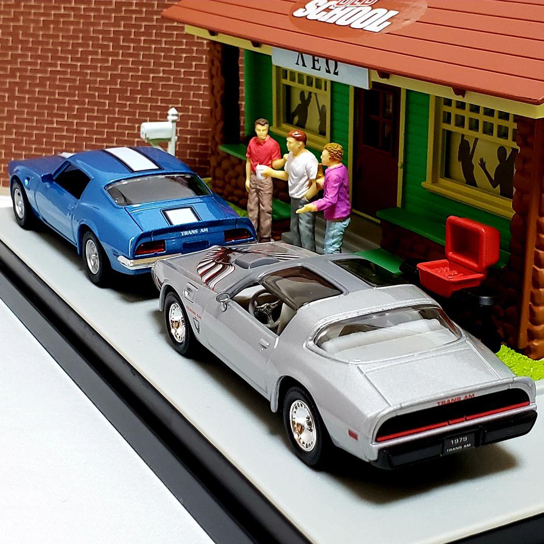 1/43　トランザム3台セット！ジオラマケースディスプレイセット　美品