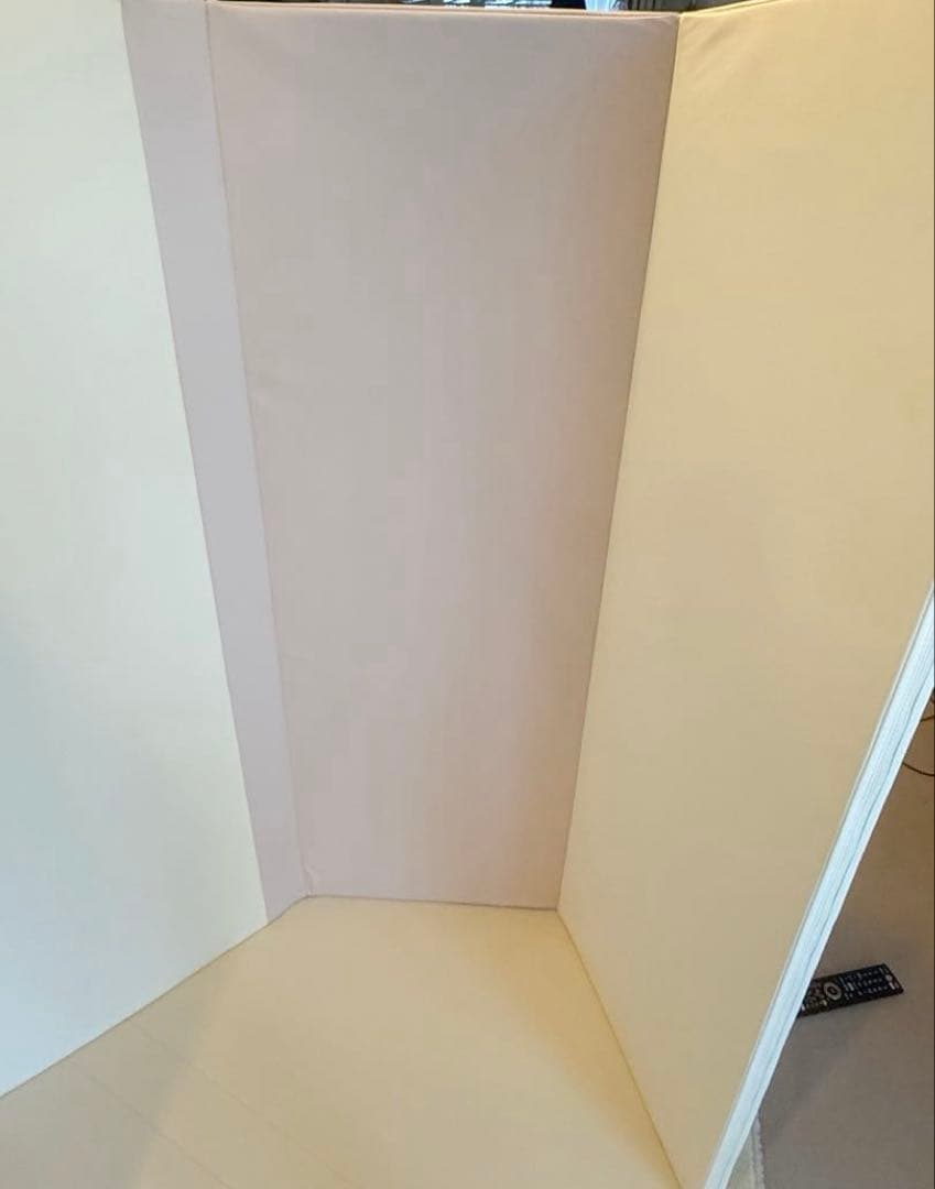 【超美品】OKUMA シームレスプレイマット　ピンク&ホワイト