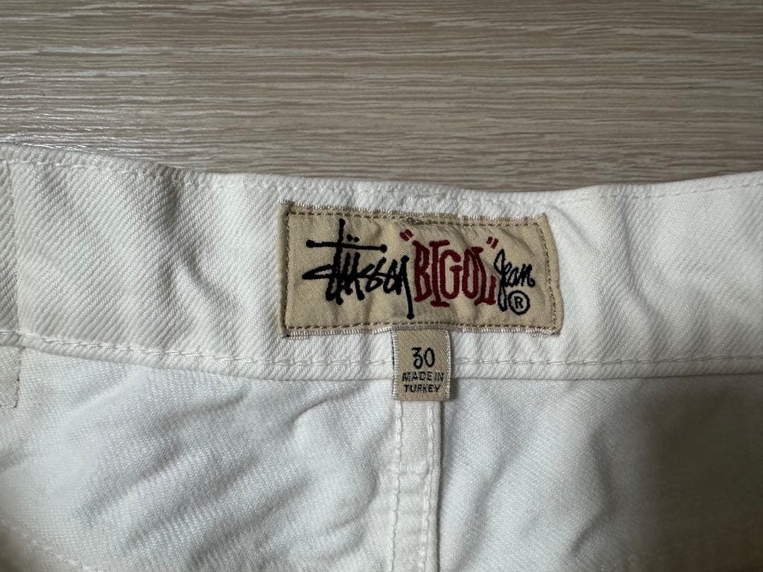 パンツ STUSSY OVERDYED BIG OL JEAN Bone 2024