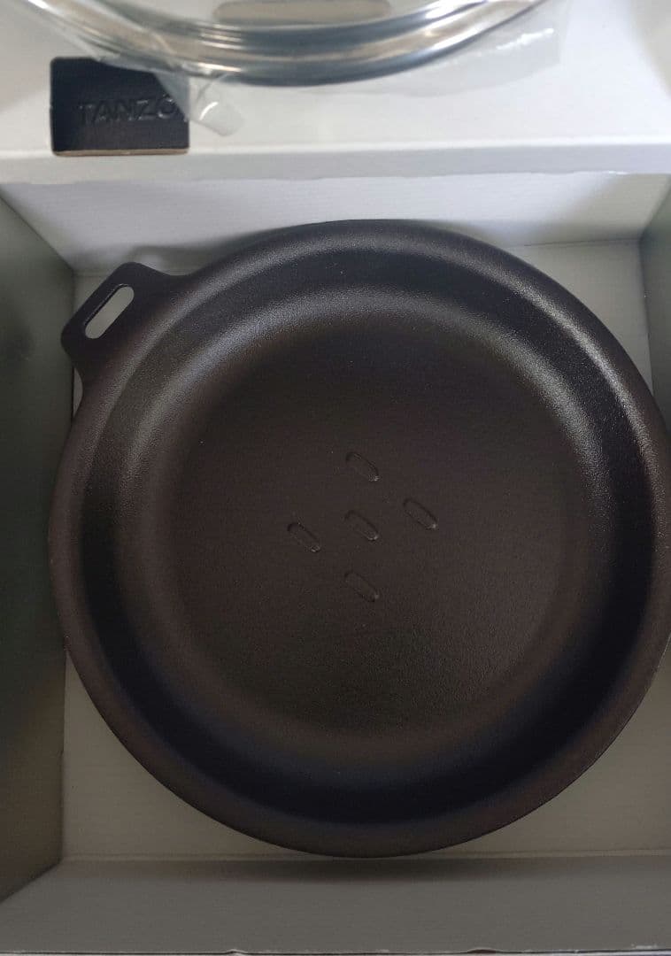 tanzo5 鍛造鉄フライパン　ガラス蓋付き　ヤマコー　国産