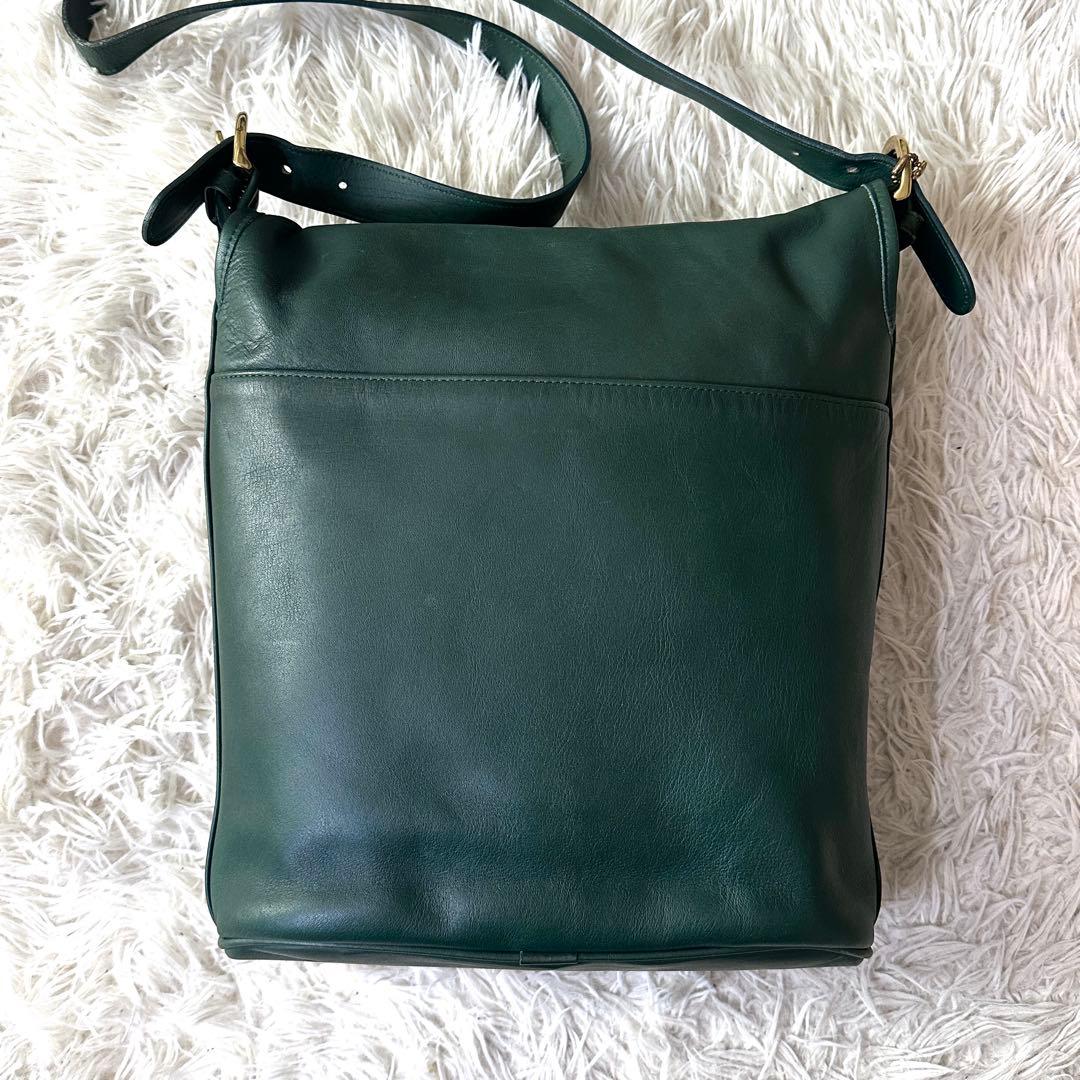 バッグ Old Coach Shoulder Bag Green