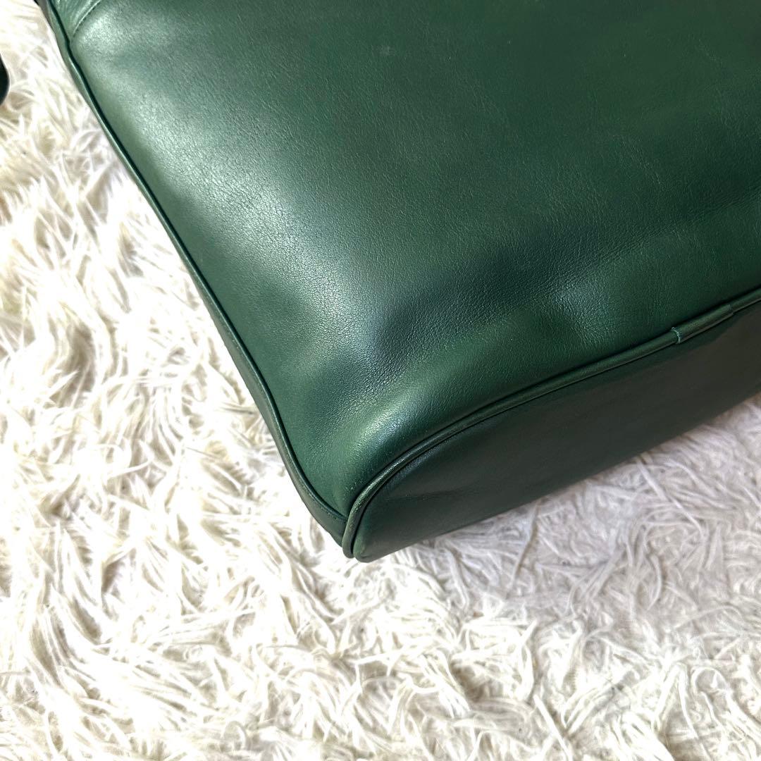バッグ Old Coach Shoulder Bag Green