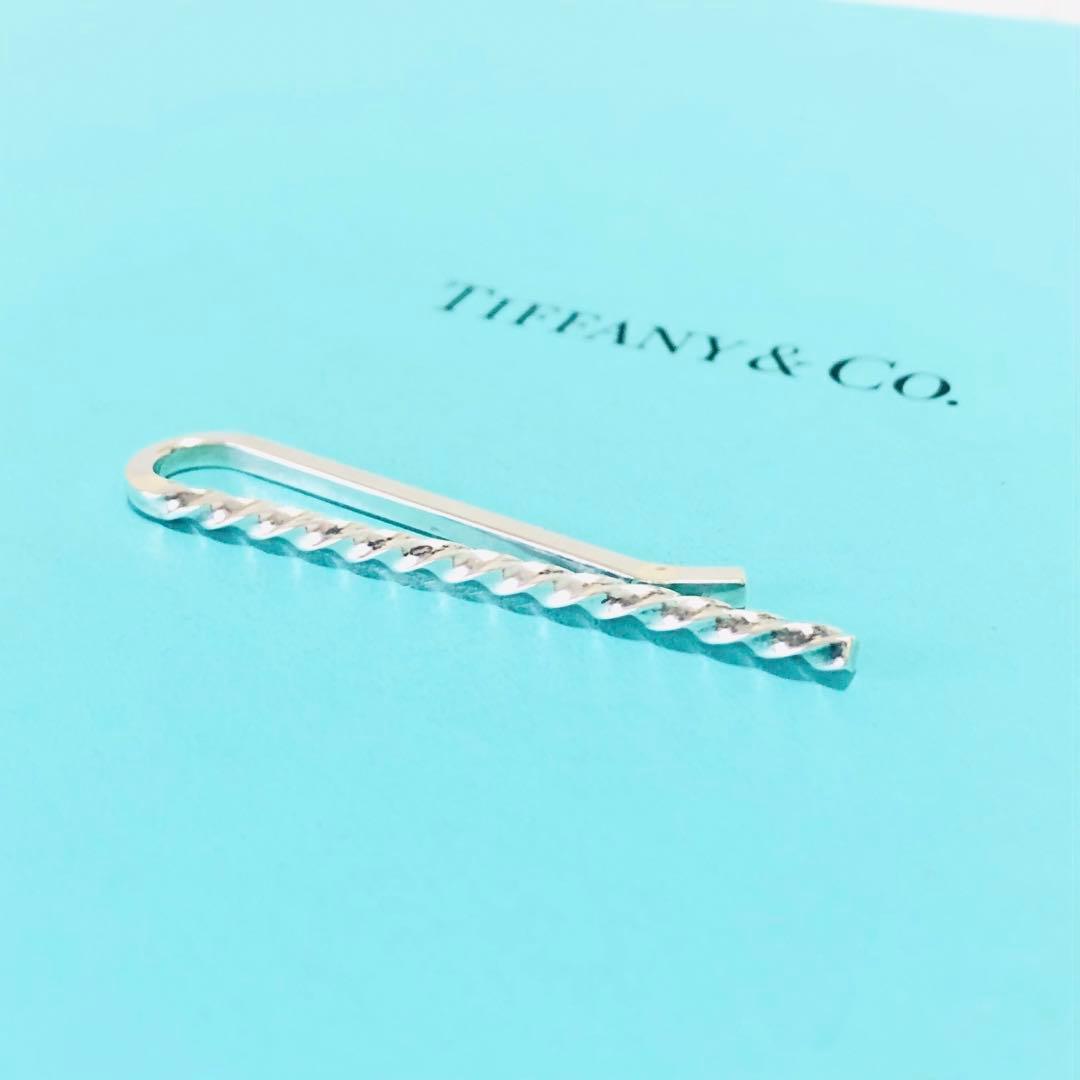 TIFFANY ナロー ツイスト ネクタイピン タイバー J256020