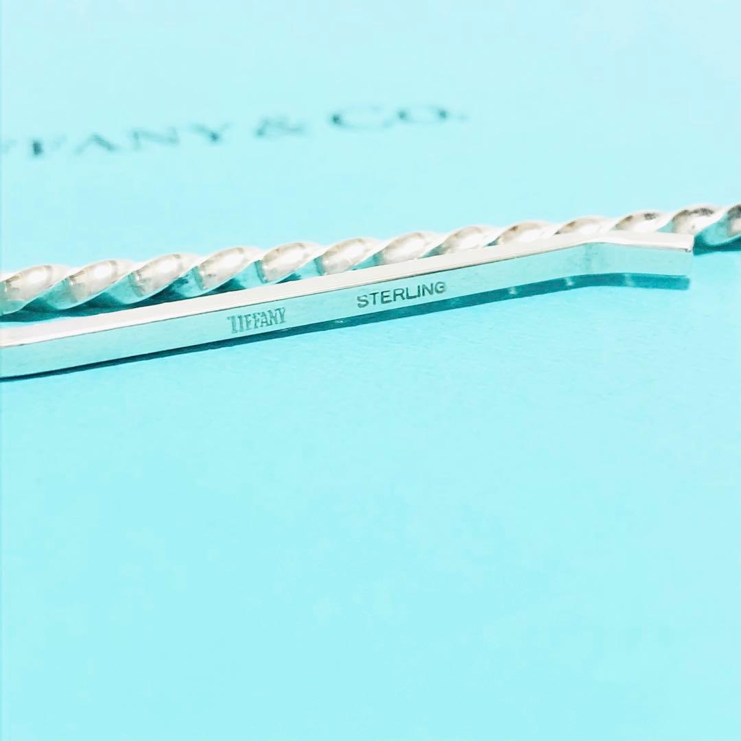 TIFFANY ナロー ツイスト ネクタイピン タイバー J256020