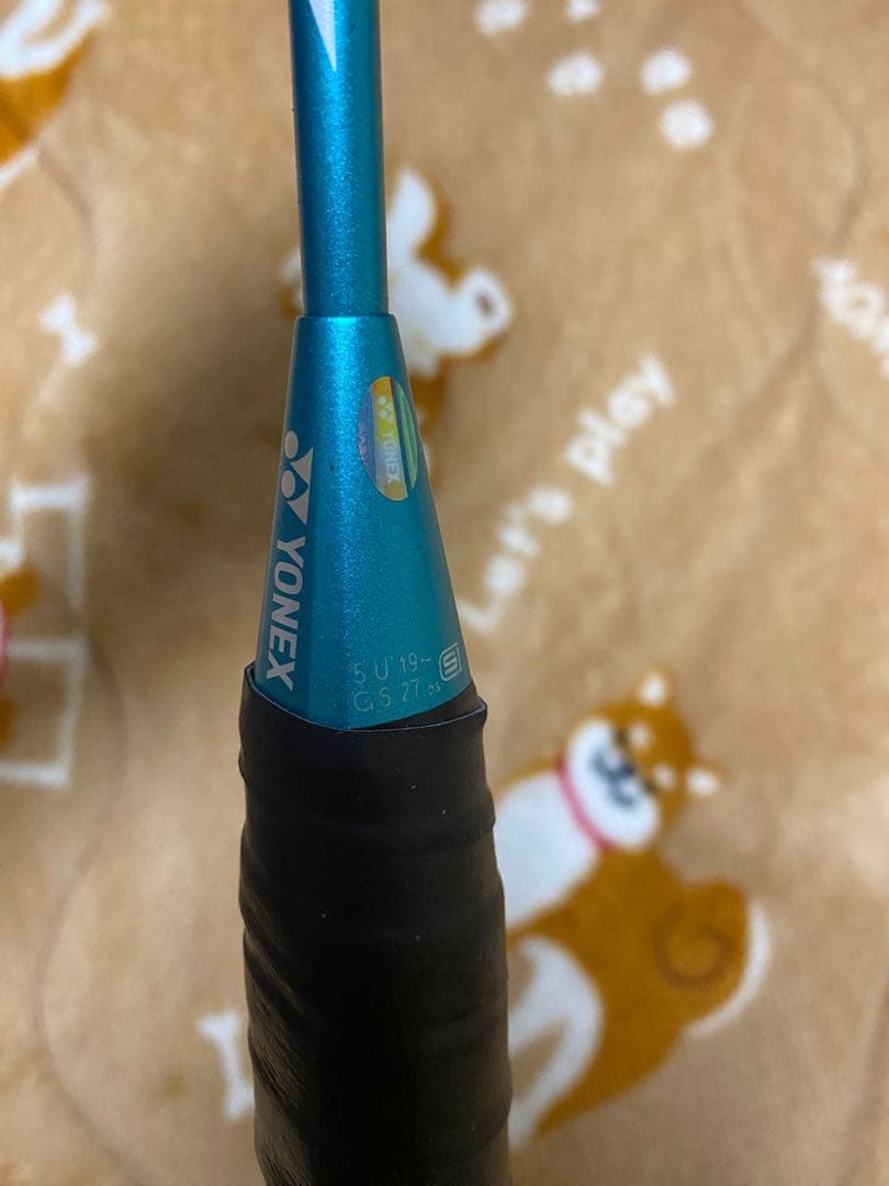 YONEX バドミントンラケット オレンジストリング