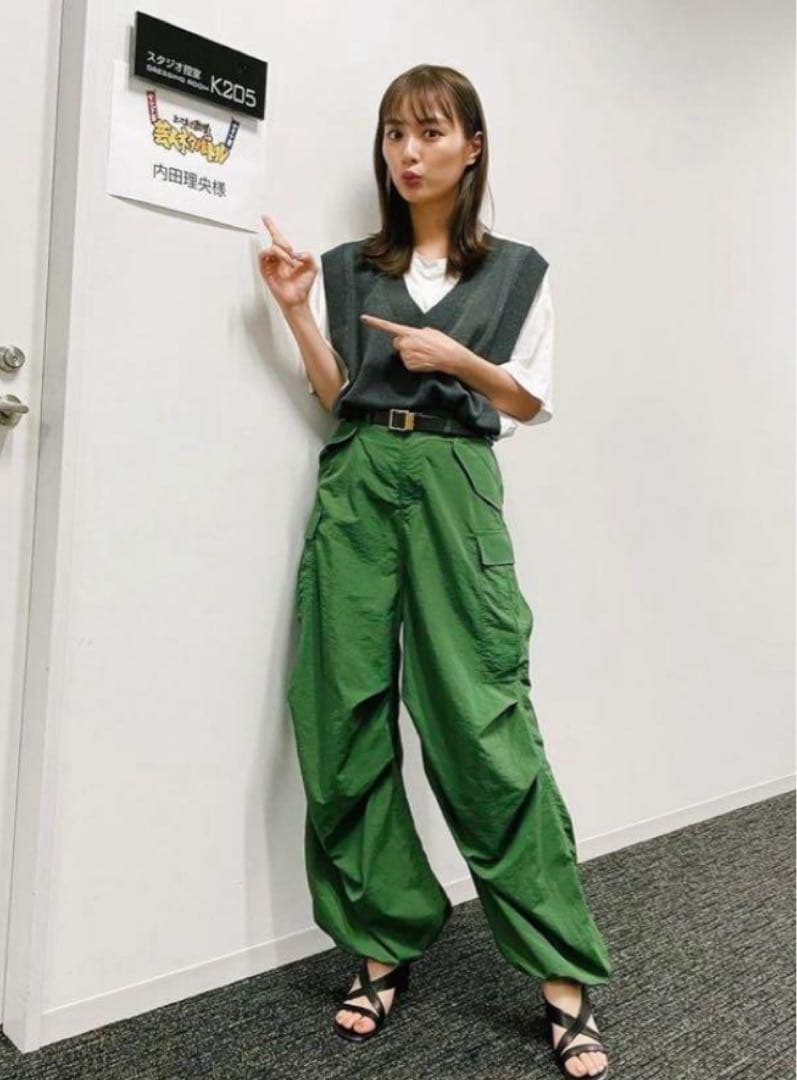 新品【内田理央さん着用】ENFOLD ニットドッキング レイヤード Tシャツ