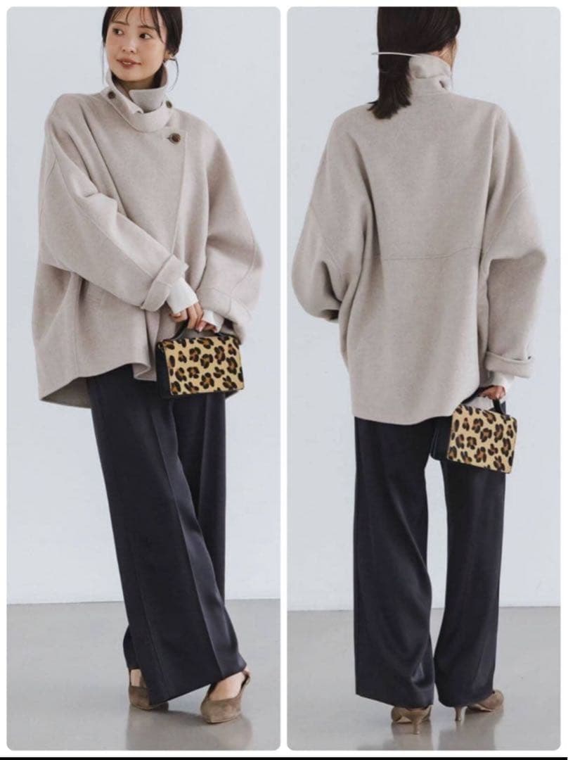 【NOBLE】Super160sリバードルマンショートコート新品未使用