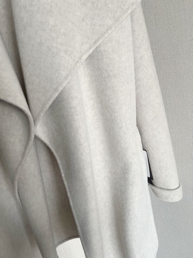 plage HAMILTON DRAPE HALFコート 今期購入アイボリー38