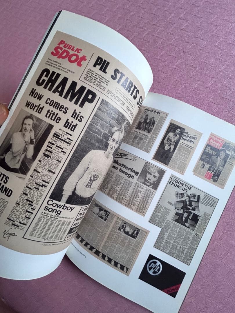 ジョンライドン/PiL/写真集/デニスモリス