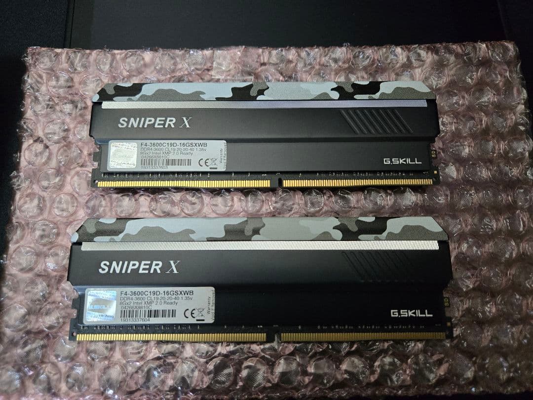 G.skill メモリ 32GB 3600Mhz DDR4 （8GBx4