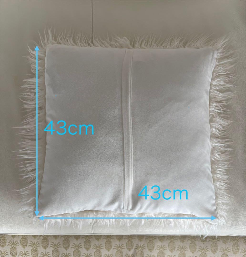 ✴︎フェイクムートン・クッション✴︎ZARAホーム