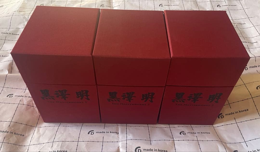 黒澤明 The Masterworks DVD-BOX 3巻セット　全22本