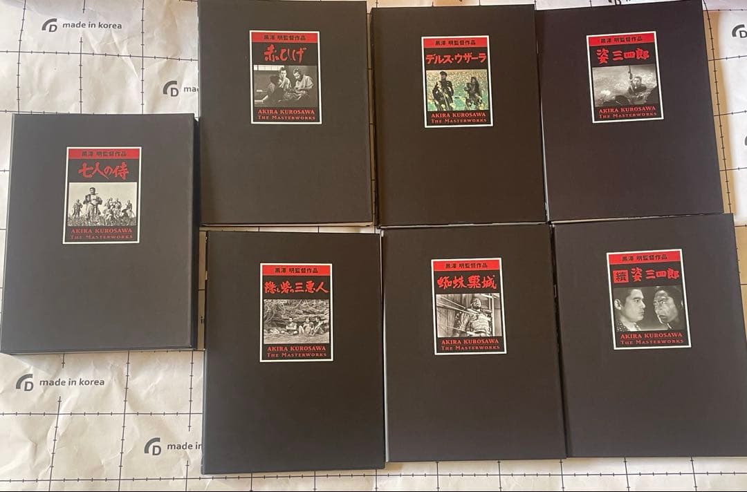 黒澤明 The Masterworks DVD-BOX 3巻セット　全22本