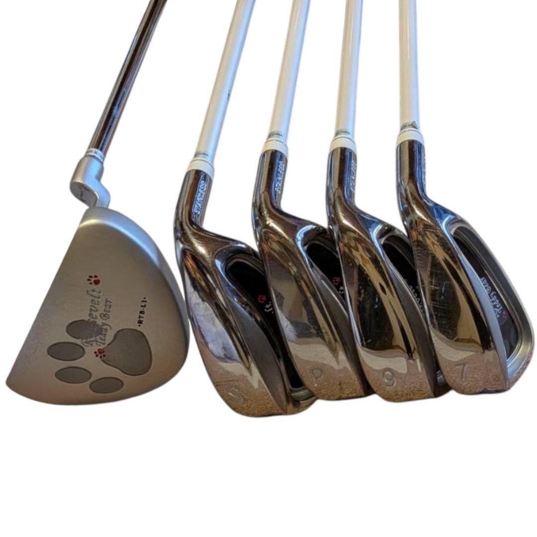 ルーズベルトテディベア レディース ゴルフクラブ 8本セット 初心者向け