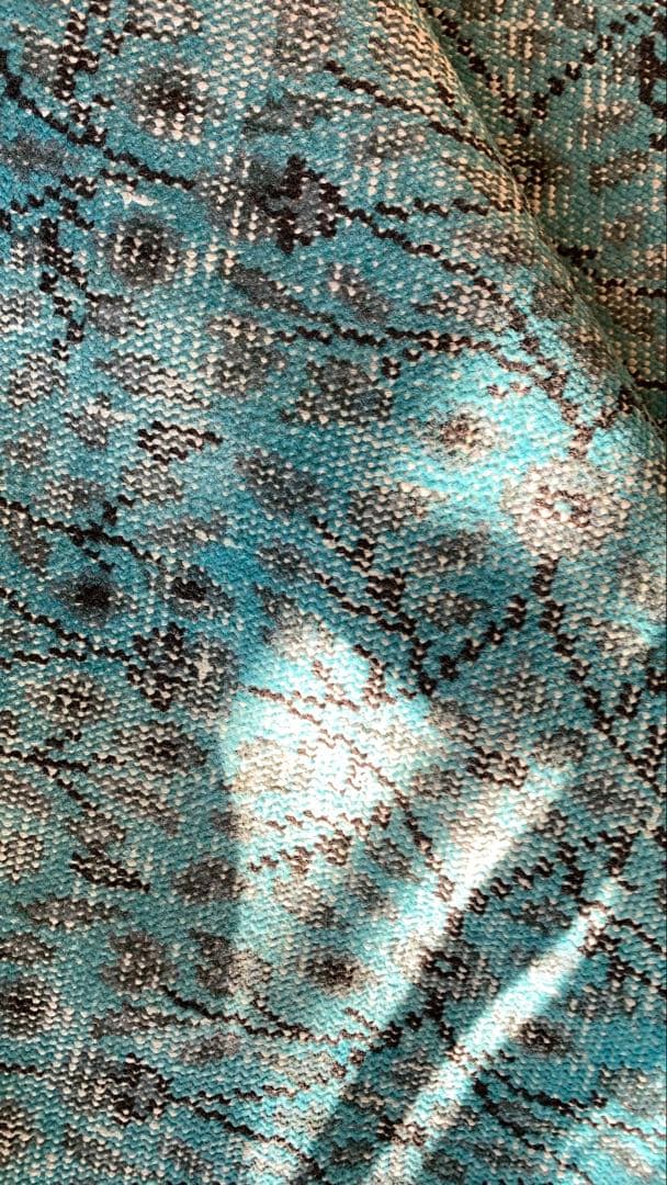 110×197 \"TEAL” ViNTAGE TURKiSH RUG