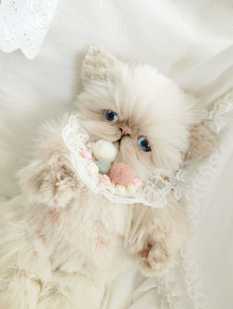 おふぅちゃんオーダー❤ライラックポイント♡子猫ちゃん♡アートドール♡ぬいぐるみ♡