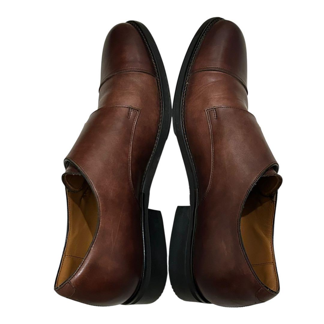 ASICS RUNWALK 革靴　ダブルモンクストラップ　ブラウン