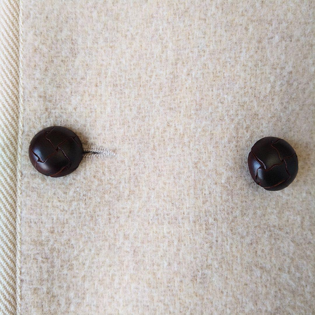 美品✨DANTON ダントン ウールモッサ Pコート ダブル ホワイト 36