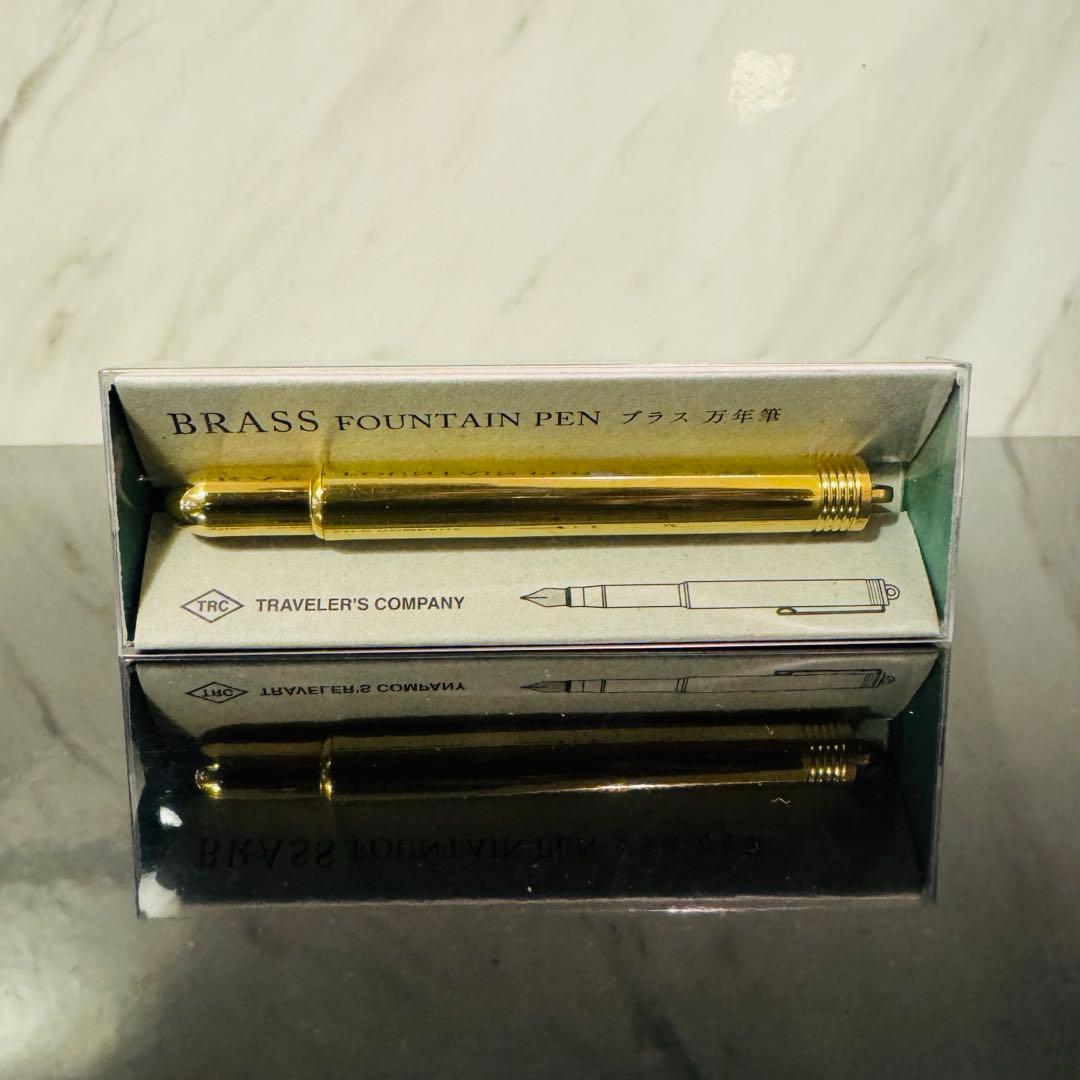 Travelers Company Solid Brass 万年筆　真鍮無垢