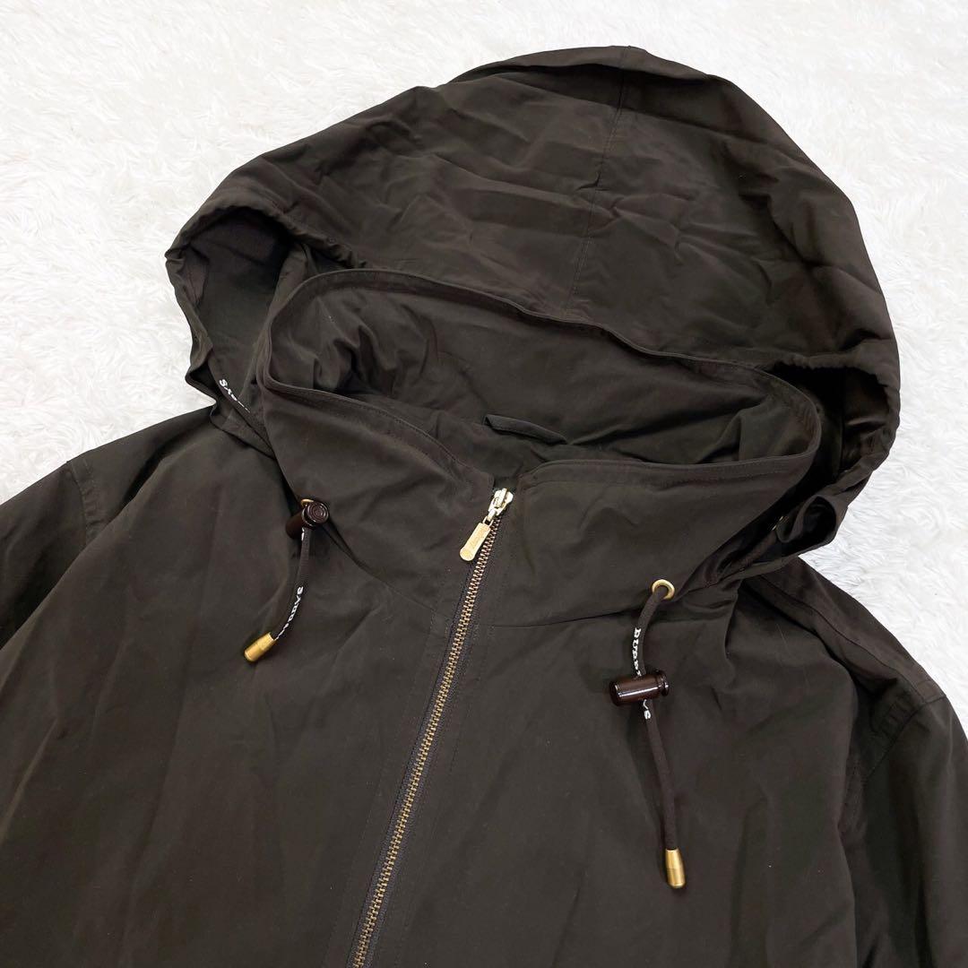 BURBERRYバーバリー モッズコート 茶系 金ボタン サイズ13 (XL位)