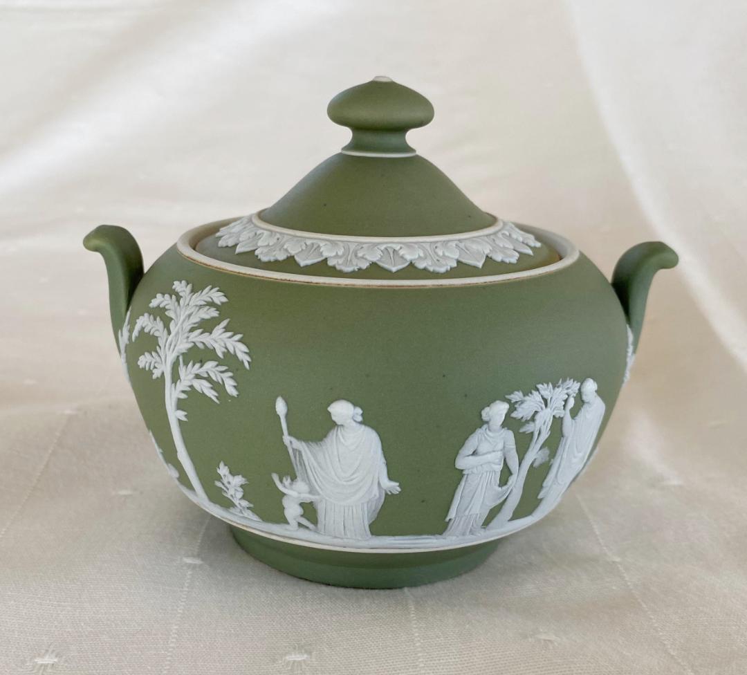 ヴィンテージ　ウェッジウッド　ジャスパーウエア　３点セット