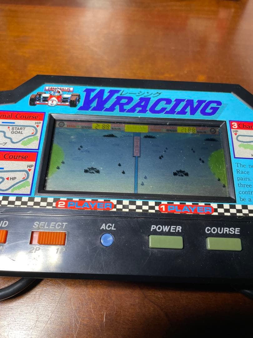 動作確認済み　希少　WRACING ダブルレーシング　LSIゲーム　バンダイ