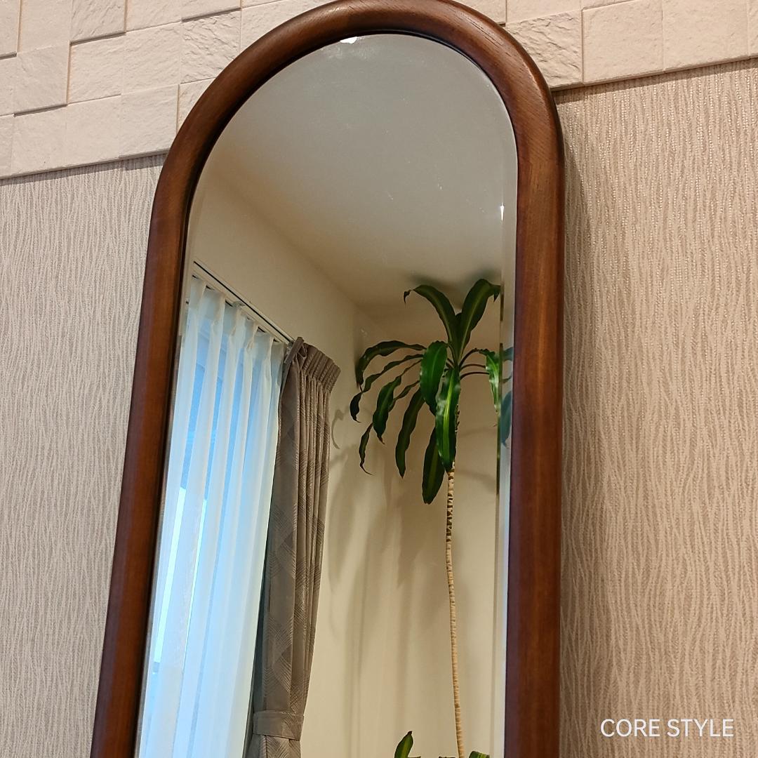 カリモク　 ウォール ミラー 姿見　木製 壁掛け 鏡　A5