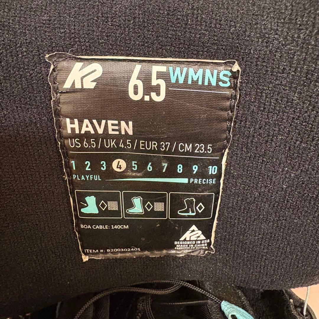 K2 Haven スノーボードブーツ ブラック