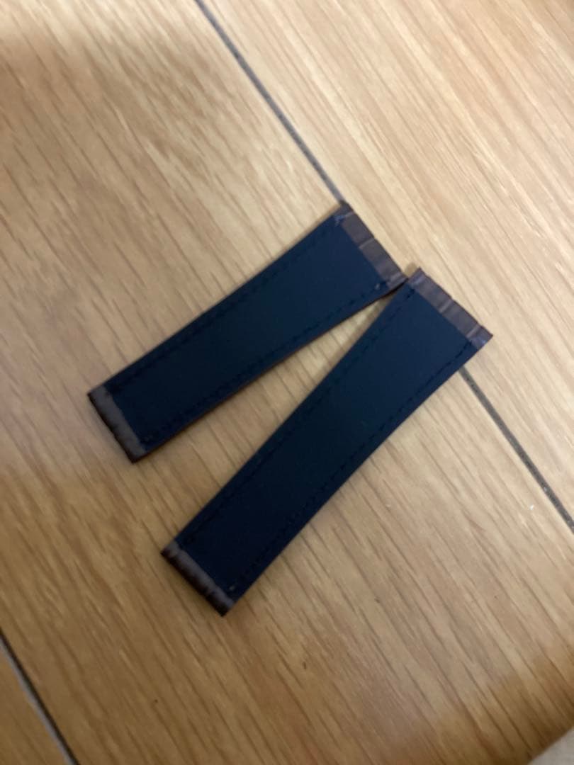 ロレックス　デイトナ用　艶消しクロコ革ベルト　Dバックル用