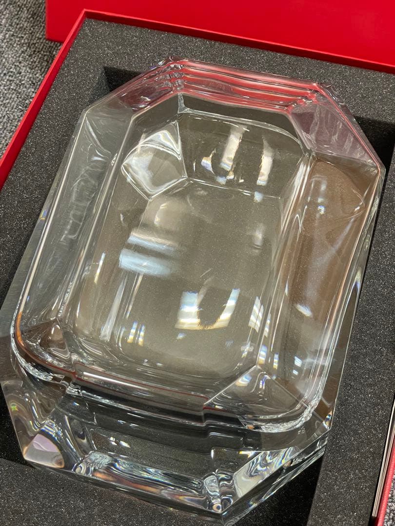 Baccarat バカラ クリアベース オクトゴン　定価¥198,000