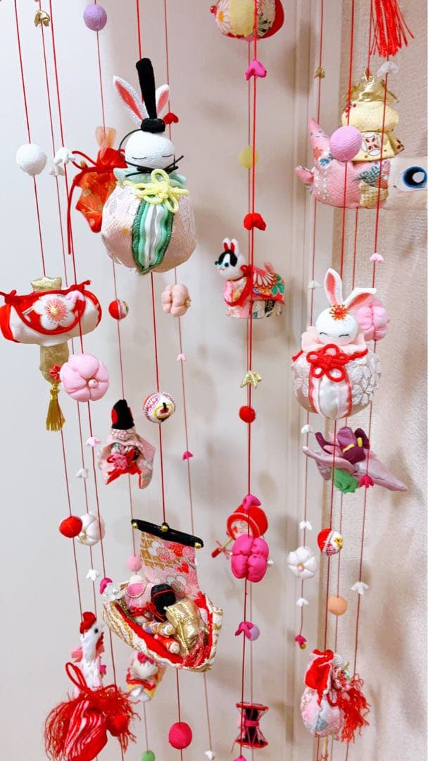 つるし飾り、吊るし飾り、つるし雛、お祝い、節句、七五三、お誕生日