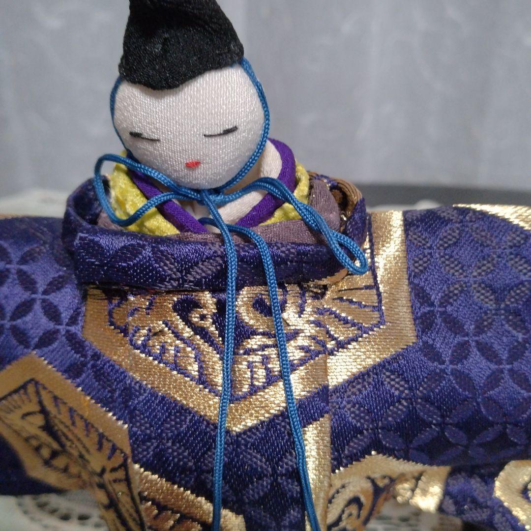 高級正絹帯地手作りお雛様